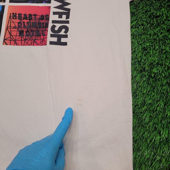 VTG 1995 Hootie & the Blowfish T-Shirt Mens L/XL Cracked Rear View Tour - Picture 3 of 13